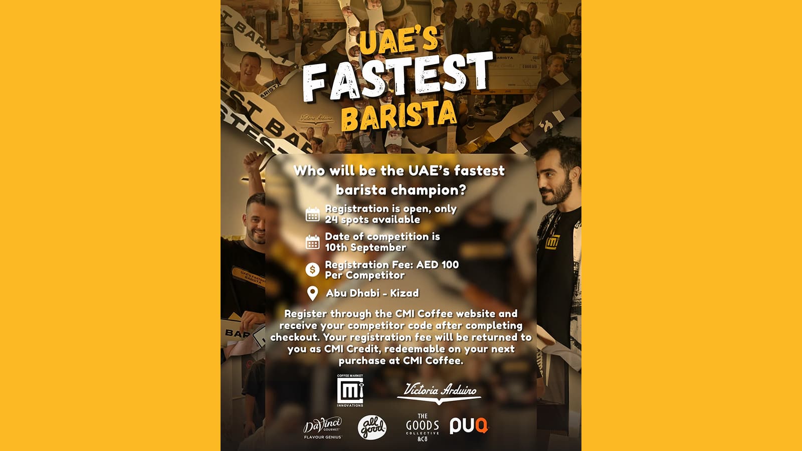 UAE Fastest Barista 2026 – Competition Registration